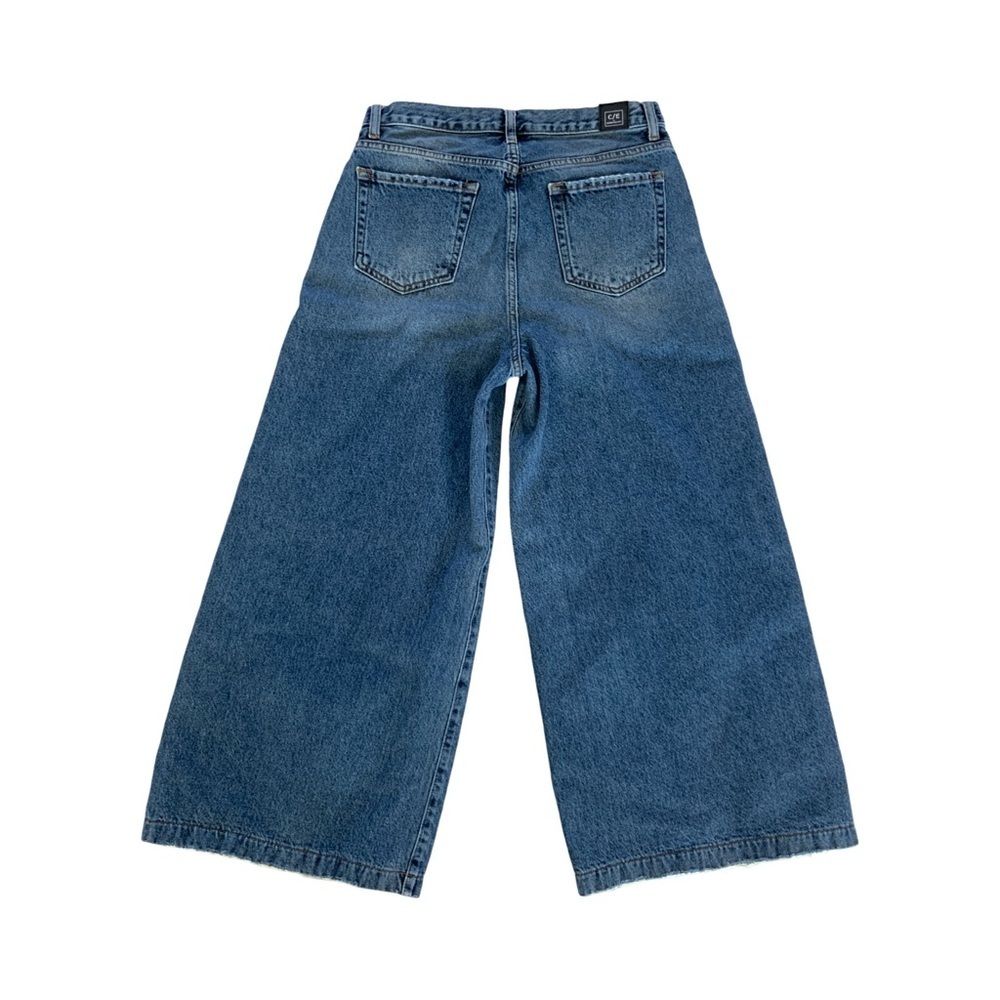 Current/Elliott Wide Leg Cop Jeans Size 29 - Picture 3 of 6